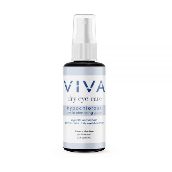 hypochlorous eyelid cleansing spray
